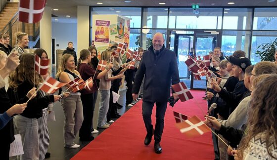 Children Present Their Vision for a More Active Langeland to the Mayor